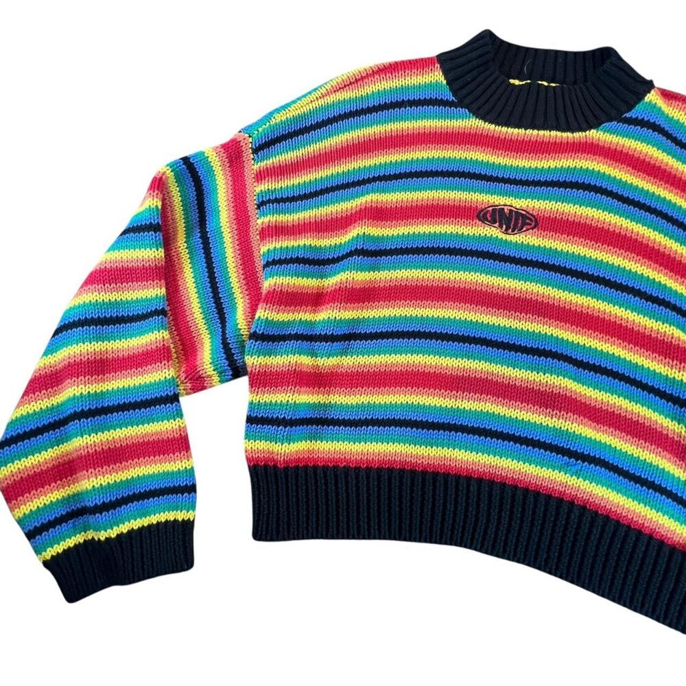 UNIF Rainbow Knit Graphic Sweater - Picture 3 of 6